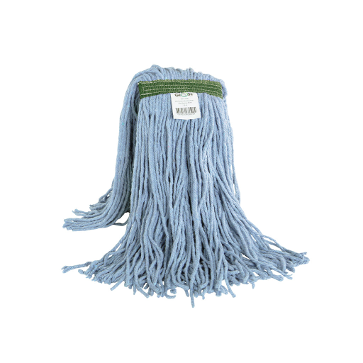 Syn-Pro? Synthetic Wet Mop Narrow Band 32oz Cut End Blue Bagged