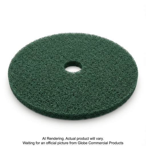 21" Green Scrubbing Floor Pad