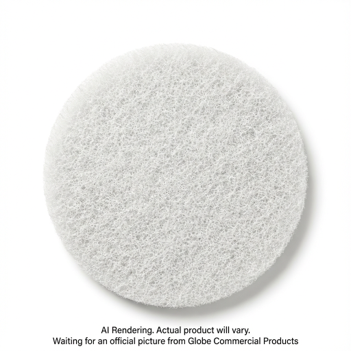 10" White Super Polish Floor Pad