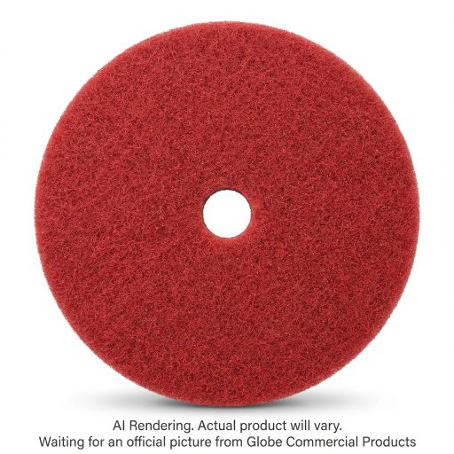 14" Red Buffing Floor Pad