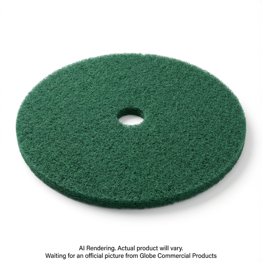 18" Green Scrubbing Floor Pad