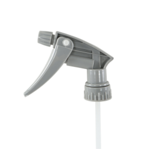 Chemical Resistant Trigger Sprayer Grey - 9.25" Tube