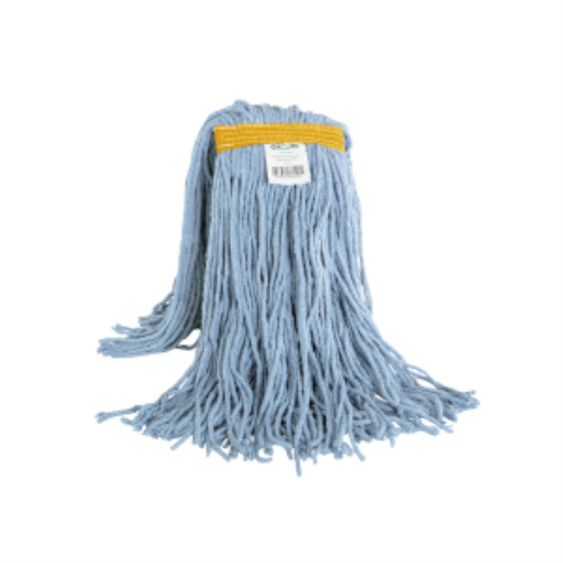 Syn-Pro? Synthetic Wet Mop Narrow Band 24oz Cut End Blue Bagged