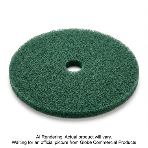 16" Green Scrubbing Floor Pad