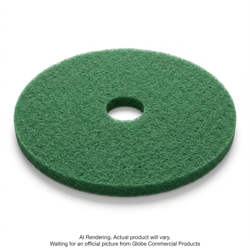 19" Green Scrubbing Floor Pad