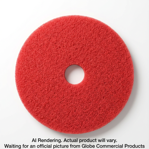 16" Red Buffing Floor Pad