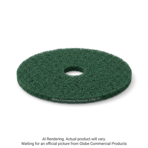 14" Green Scrubbing Floor Pad