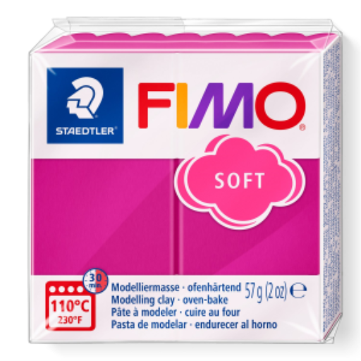 Modelling Clay Fimo Soft Raspberry 57g (2 oz)