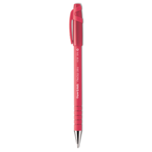 Paper Mate FlexGrip Ultra Ballpoint Pen, Medium Point, (1.0 mm), Red, 1 Unit