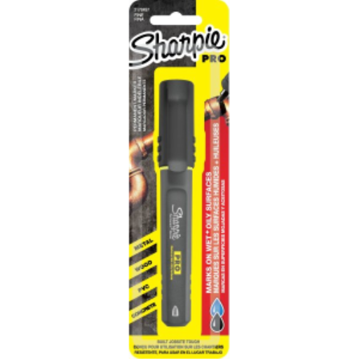 Sharpie PRO Permanent Marker, Fine Point, Black, 1 Unit