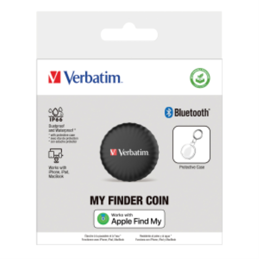 Verbatim My Finder Bluetooth Coin 1pk Blk