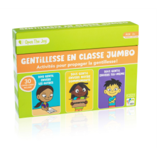 Cartes de gentillesse en classe jumbo - Version fran?aise