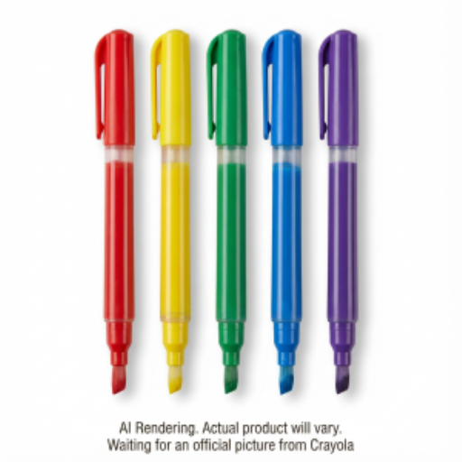 5 Paint Brush Pens Washable