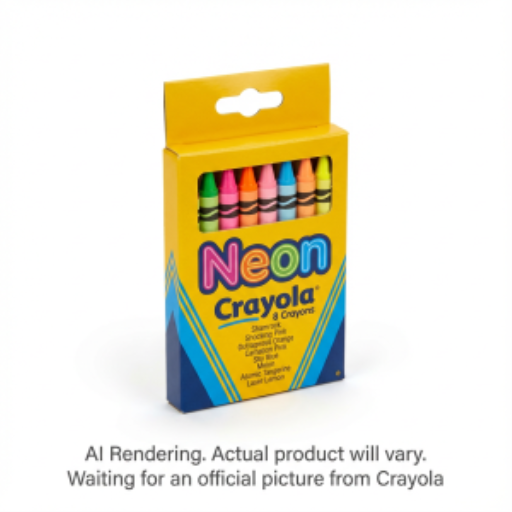8 Neon Crayons
