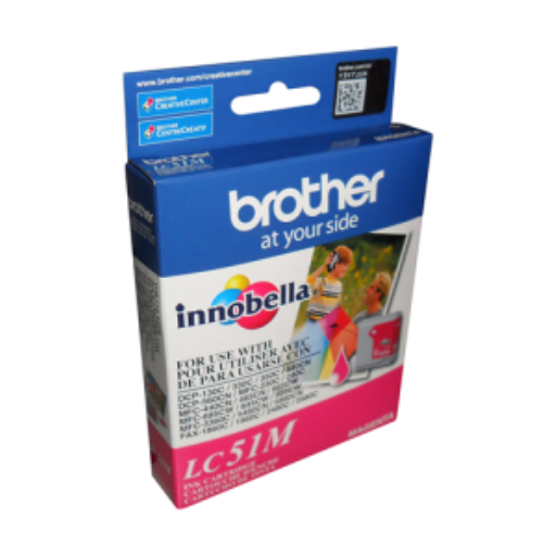 Brother LC51MS Innobella Magenta Ink Cartridge, Standard Yield