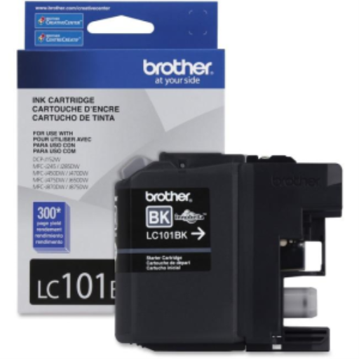 Brother LC101BKS Innobella Black Ink Cartridge, Standard Yield