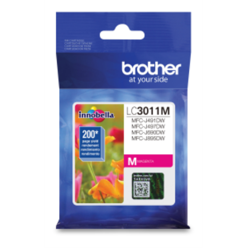 Brother LC3011MS Magenta Ink Cartridge, Standard Yield
