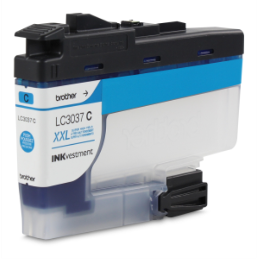 Brother LC3037CS Genuine Super High-Yield Cyan INKvestment Tank Ink Cartridge