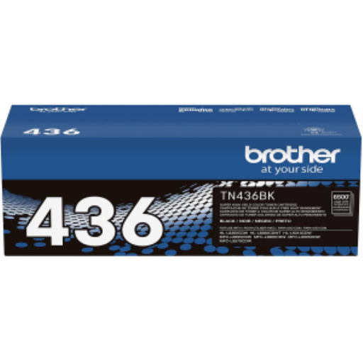 Brother TN436BK Black Toner Cartridge, Super High Yield