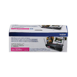 Brother TN339M Magenta Toner Cartridge, High Yield