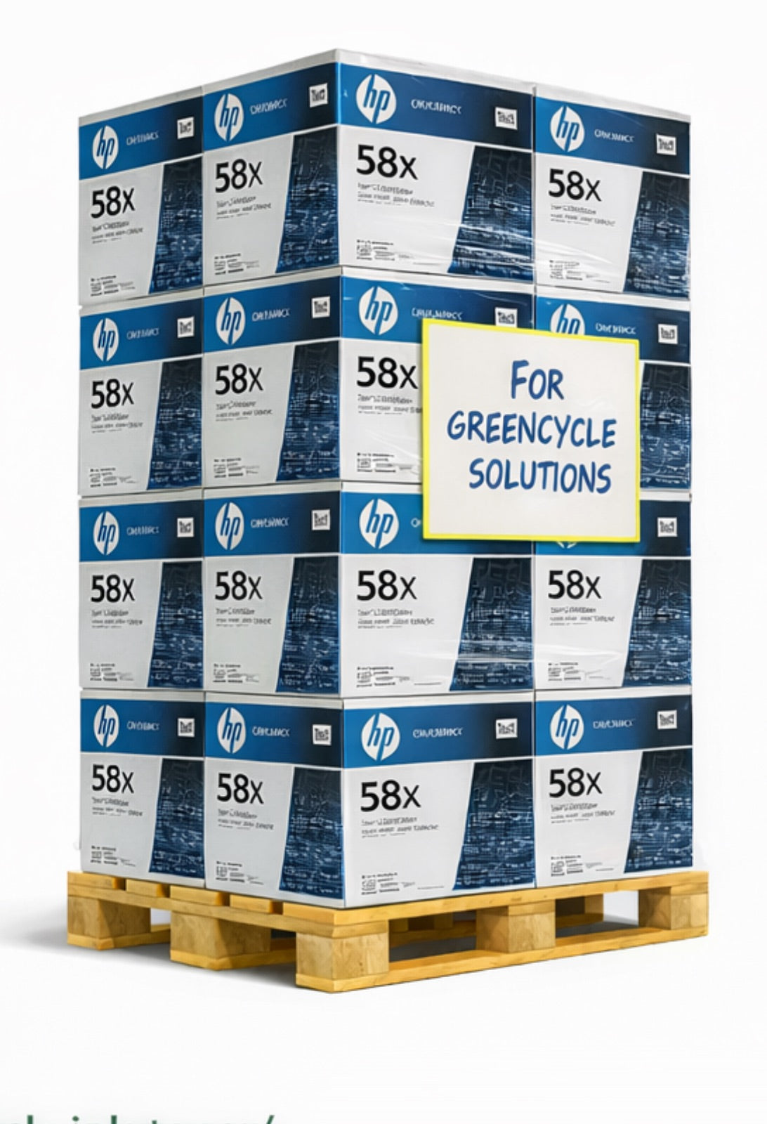 Onsite Service - Sort, Pack + Recycle my skid of Empty toners
