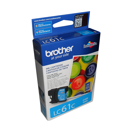 Brother LC61CS Innobella Cyan Ink Cartridge, Standard Yield