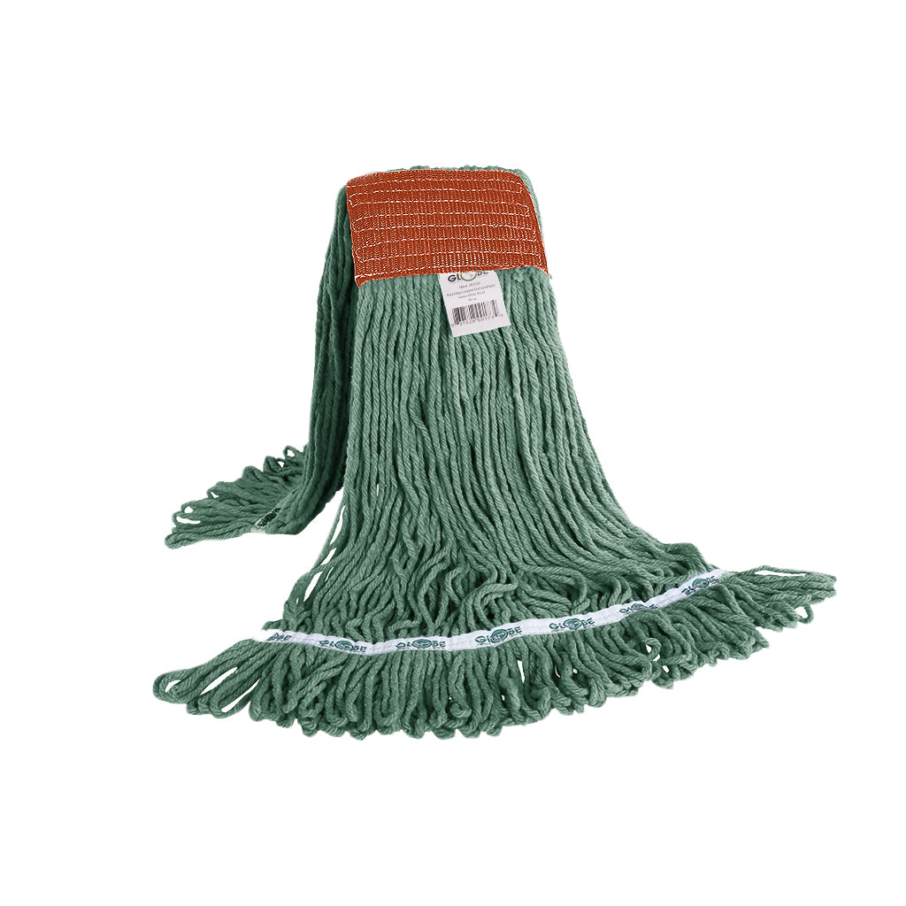 Syn-Pro? Synthetic Looped End Wet Mop Wide Band Green 20oz