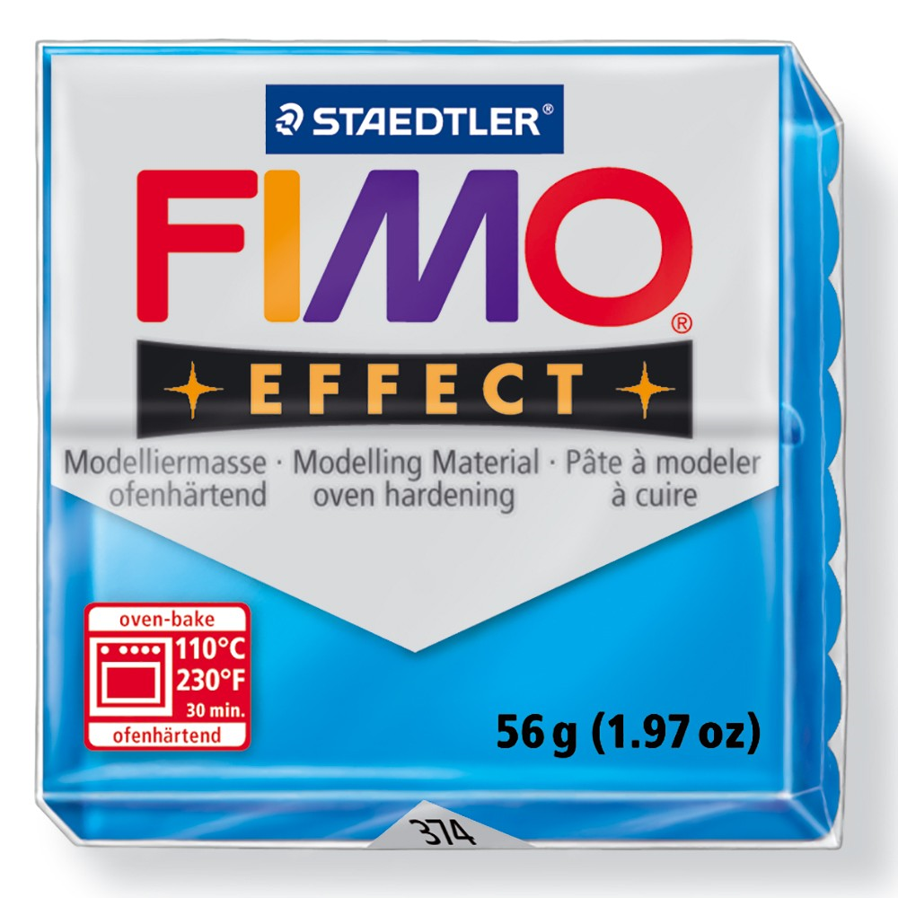 8020-374-08 STAEDTLER FIMO? effect Oven bake clay Blue