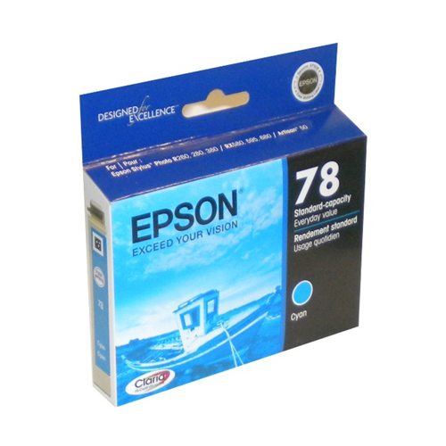 T078220S Epson 78 Cyan Original Ink Cartridge