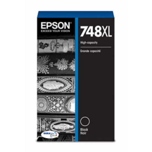 T748XL120 Epson 748 Black Original Ink Cartridge High Capacity