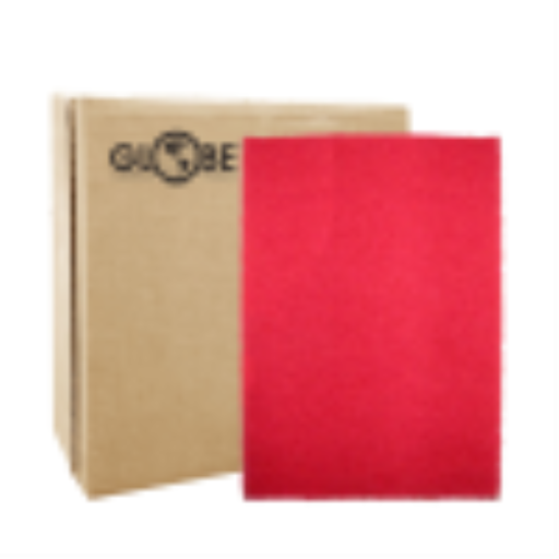 Red Buffing  14"  x 20"  Rectangular Floor Pad