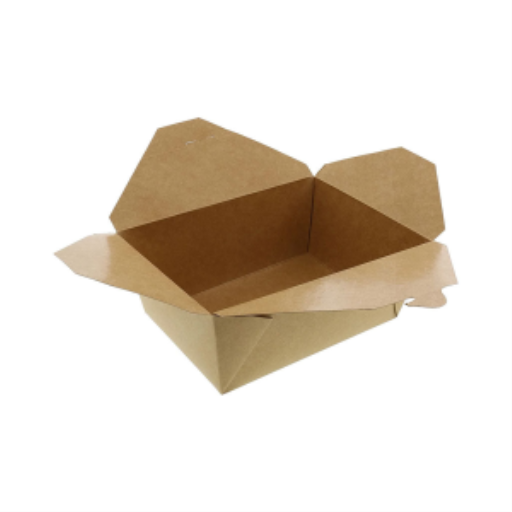Kraft Take Out Food Container #1 - 5"l x 4.5"w x 2.5"h (Pack of 50)