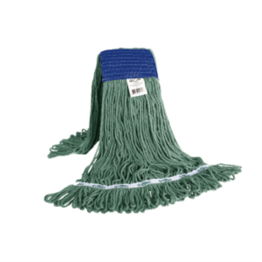 Syn-Pro? Synthetic Looped End Wet Mop Wide Band Green 16oz