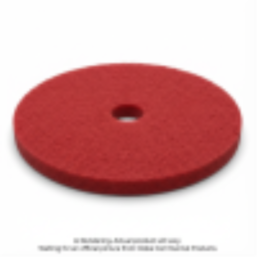 15"  Red Buffing Floor Pad