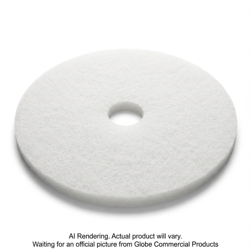 20"  White Super Polish Floor Pad