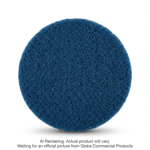17"  Blue Cleaner Floor Pad