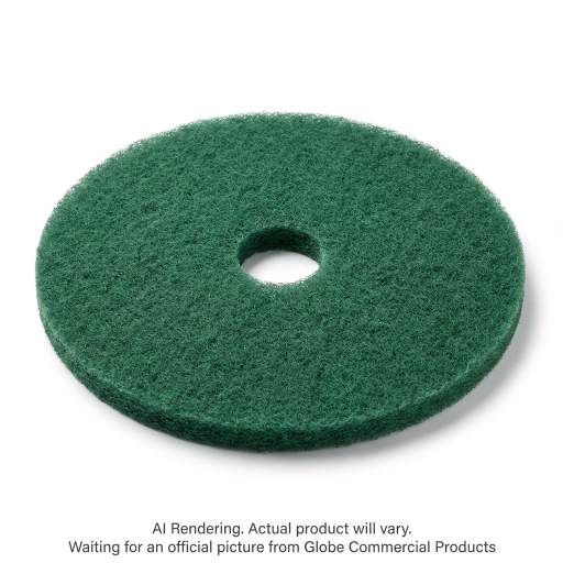 15"  Green Scrubbing Floor Pad