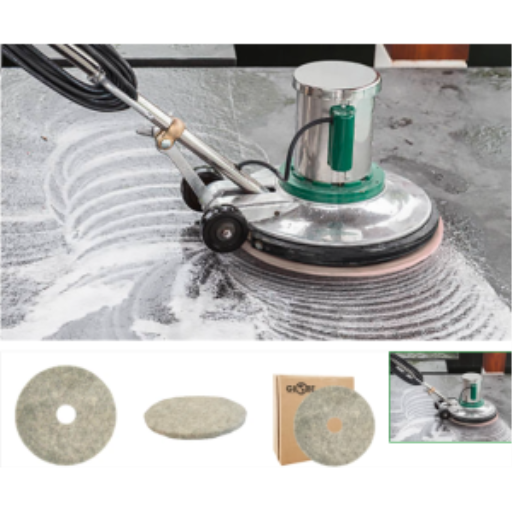 20"  Hair Blend Heavy Ultra High Speed Burnishing Pad