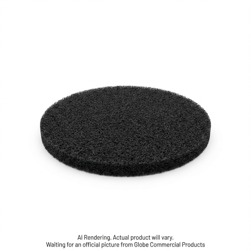 14"  Black Stripping Floor Pad