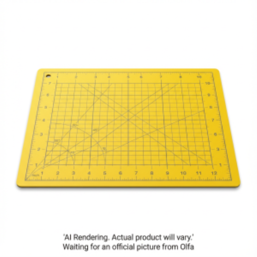 OLFA CM-9X12-01/YEL 9" x 12" Double Sided Cutting Mat, Yellow