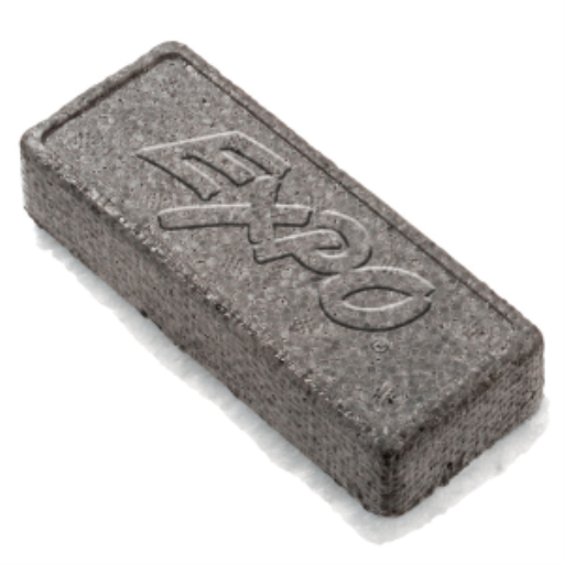 Expo Dry Erase, Soft Pile Block Whiteboard Eraser, 5-1/8 in. x 1-1/2 in.