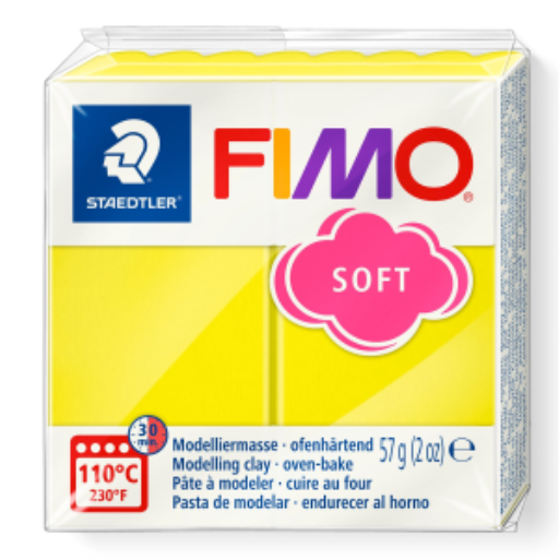 Modelling Clay Fimo Soft Lemon 57g (2 oz)