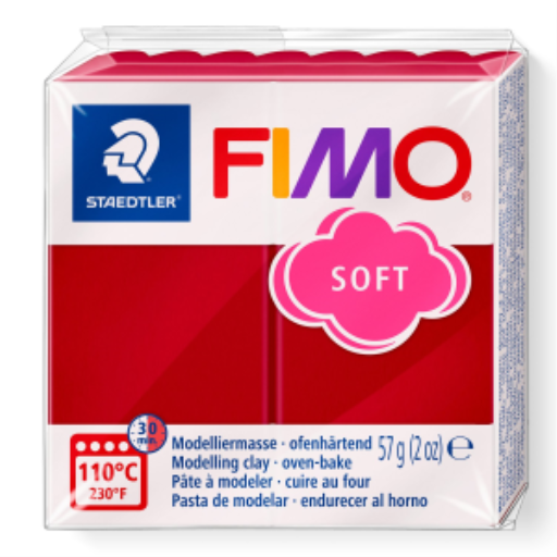 Modelling Clay Fimo Soft Cherry Red 57g (2 oz)