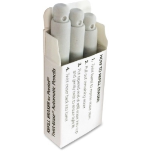 Refill Eraser For Pentel Twist-Erase Series Pencils 3pcs pack