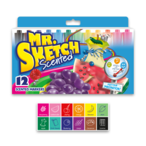 Mr. Sketch Scented Chisel 12 Ct