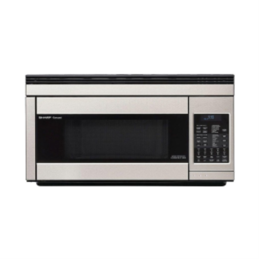 SHARP R1874TY Carousel? Over-the-Range Microwave Oven ? 1.1 cu. ft., 850W, Stainless Steel