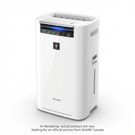 SHARP KC860U HEPA Air Purifier for Large Room with Plasmacluster? Ion and Built-in Humidifier for 300 sq. ft Room
