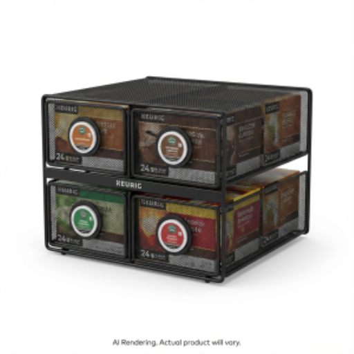 Keurig? Mesh 4 Sleeve K-Cup? Pod Storage Rack