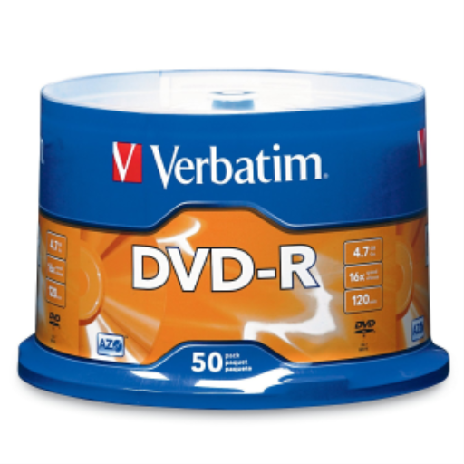 Verbatim DVD-R 4.7G 16X VRB AZO 50PK SP