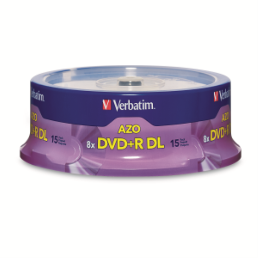 Verbatim DVD+R 8.5G 8X VRB AZO 15PK SP